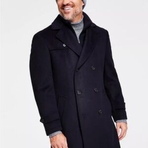 Perry Ellis Black Pea Coat